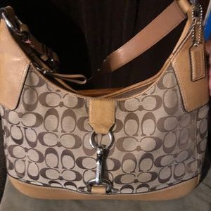 Coach shoulder hobo purse